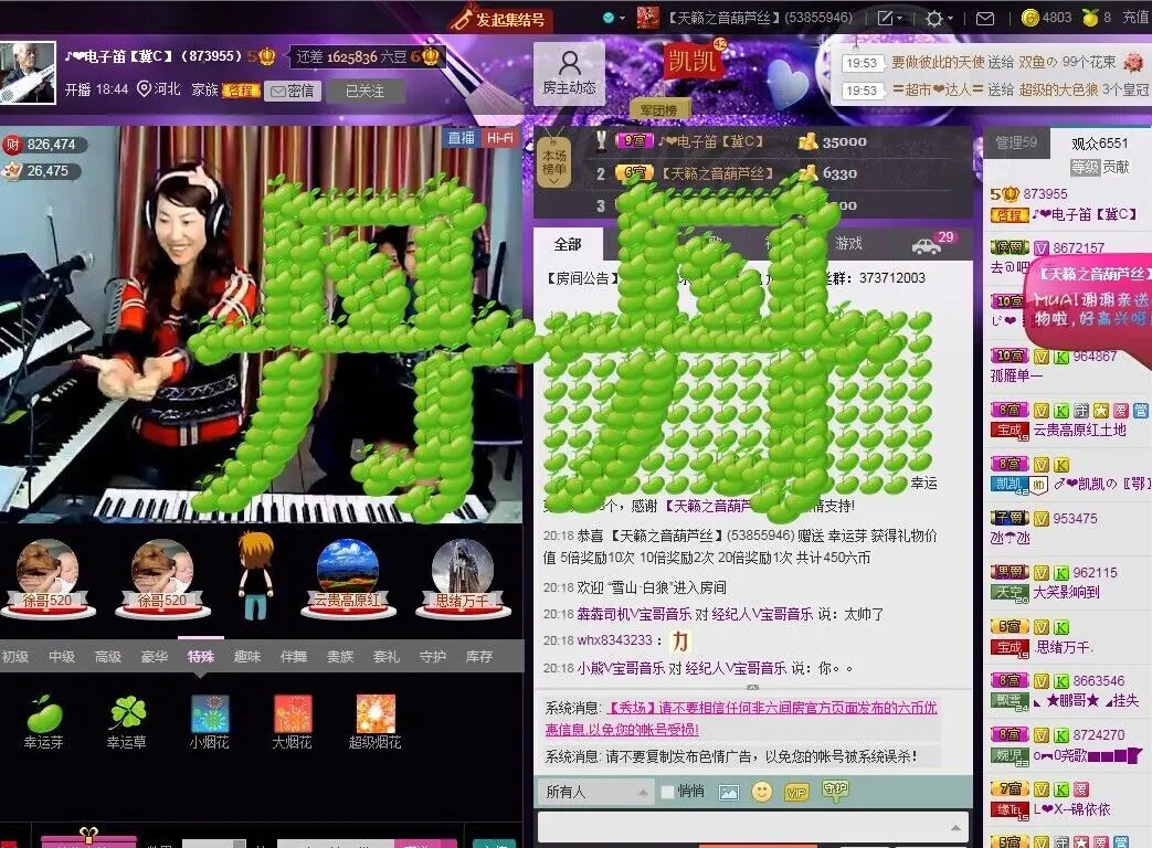 40后电子笛老人的主播照片