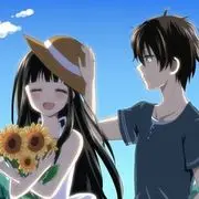 太陽とヒマワリ