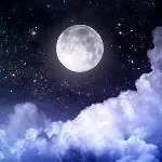 雲現幻月