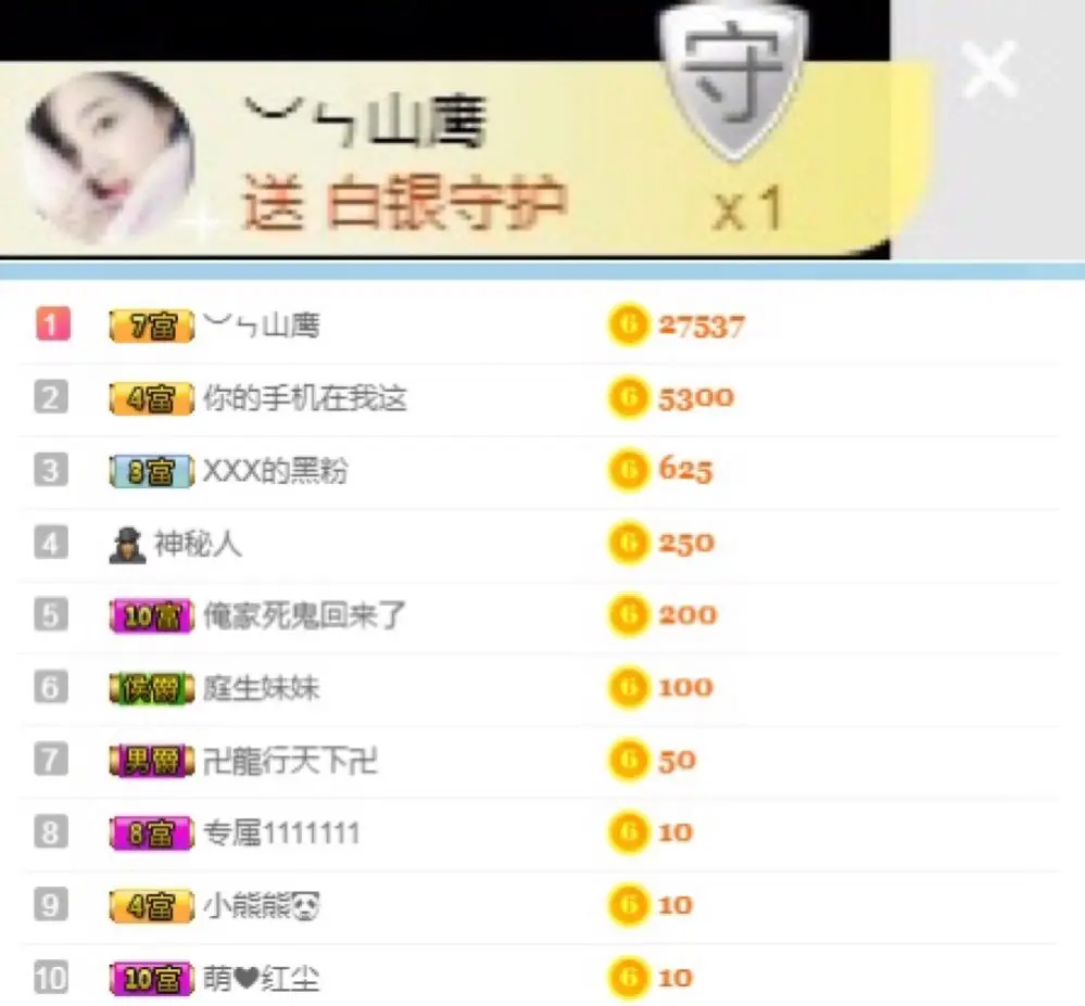 小熊熊🐼的主播照片