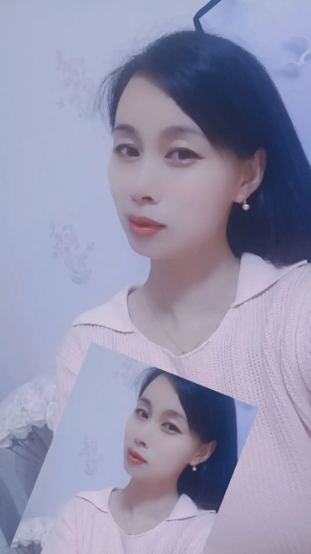 紫色的七主播图片