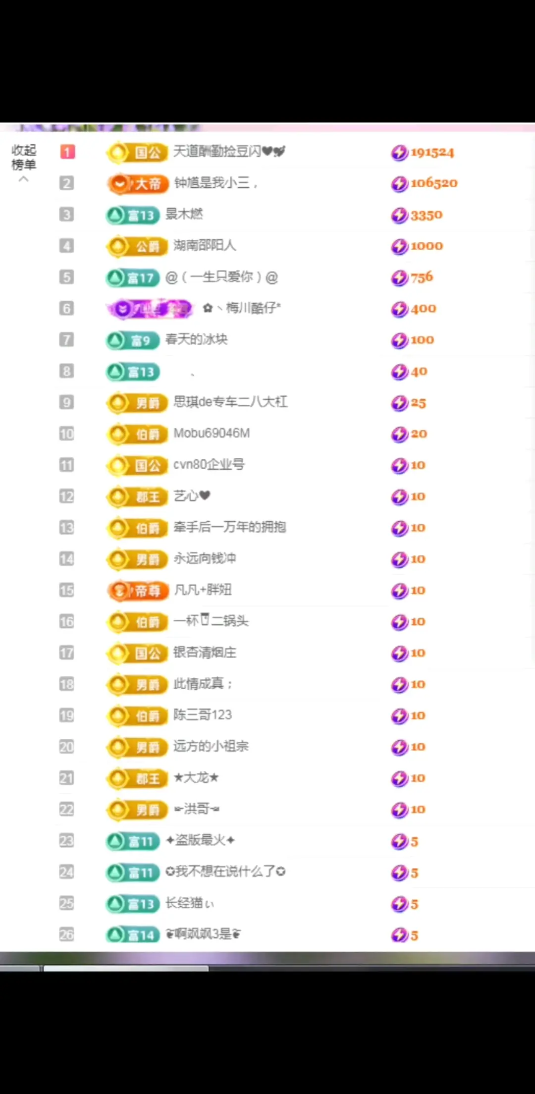 晒个榜单/媚眼/媚眼