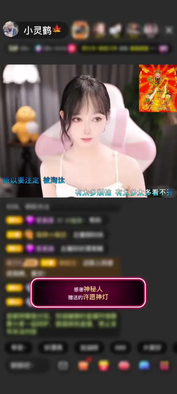 感谢神秘人赠送许愿神
